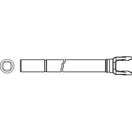 Aftermarket Yoke, Tube And Sleeve Assembly 1 x 1 18 Rectangular A-11001460-AI